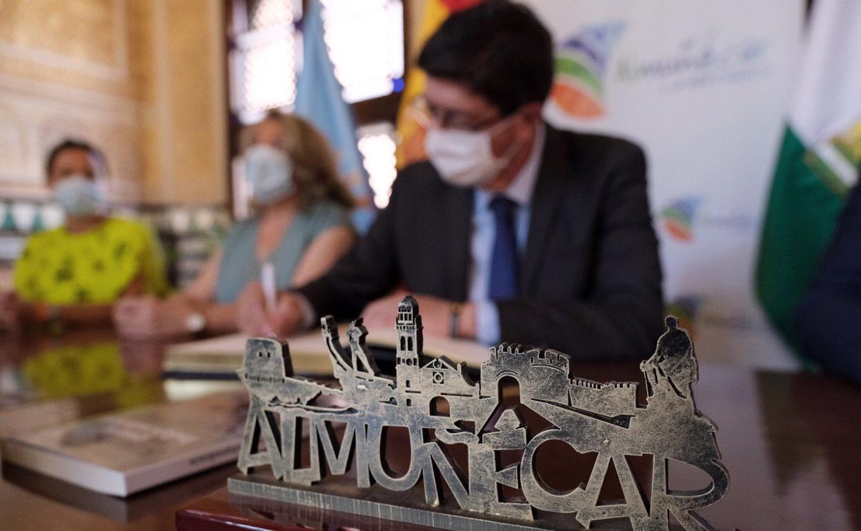 Marín, hoy en Almuñecar.