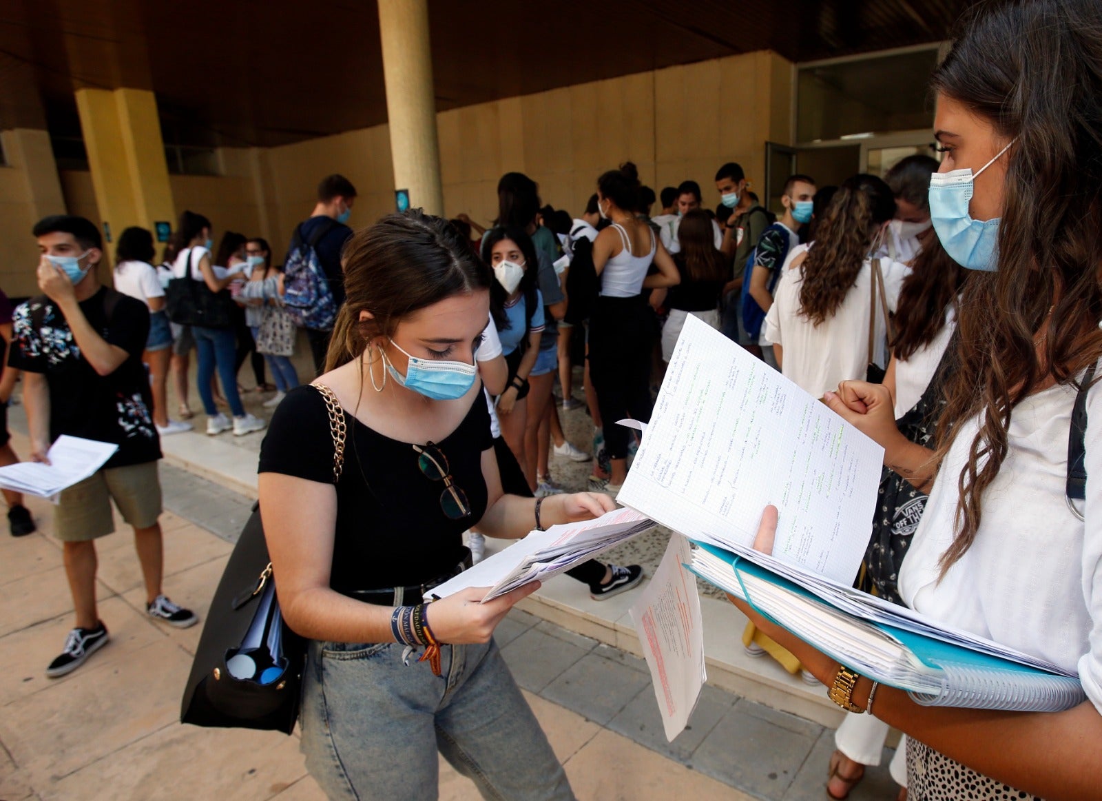 Bajo un exigente protocolo anti-Covid, hoy inician las pruebas para acceder a la universidad 9.100 alumnos, una cifra histórica 