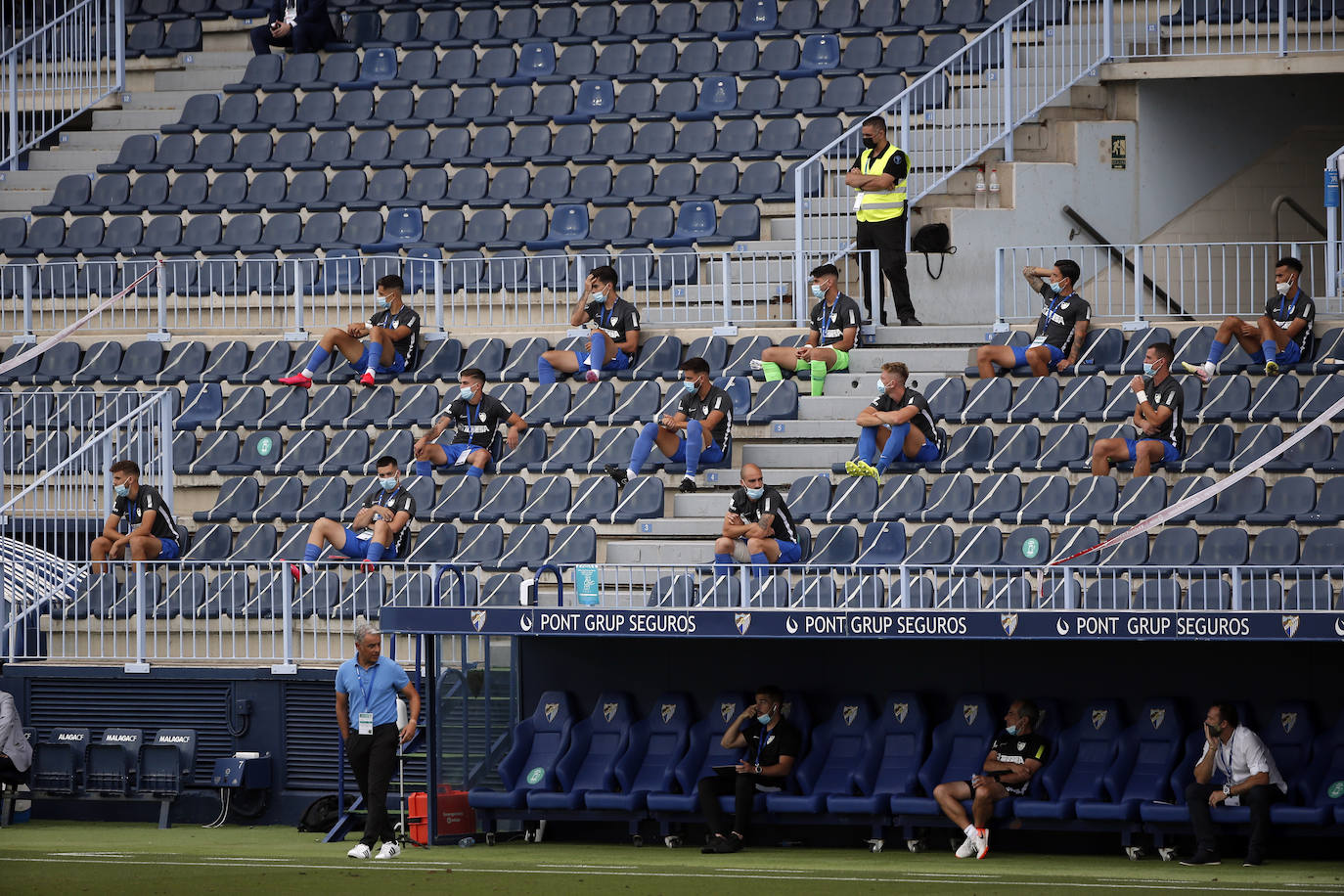 El Málaga logró una valiosa victoria en La Rosaleda