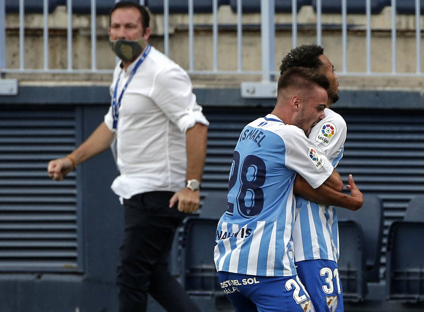 El Málaga logró una valiosa victoria en La Rosaleda