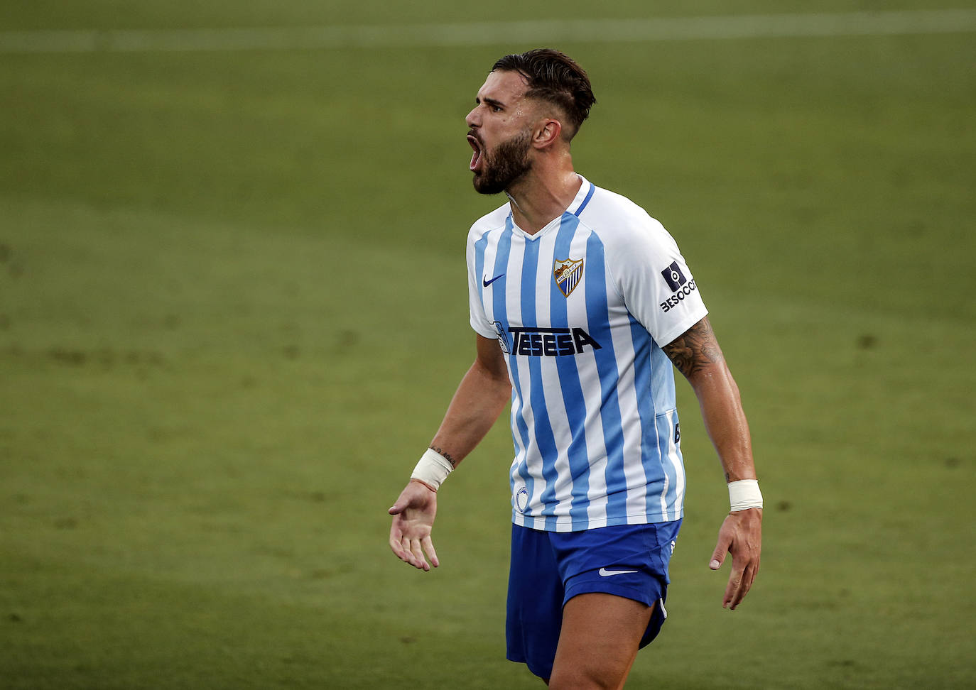 El Málaga logró una valiosa victoria en La Rosaleda