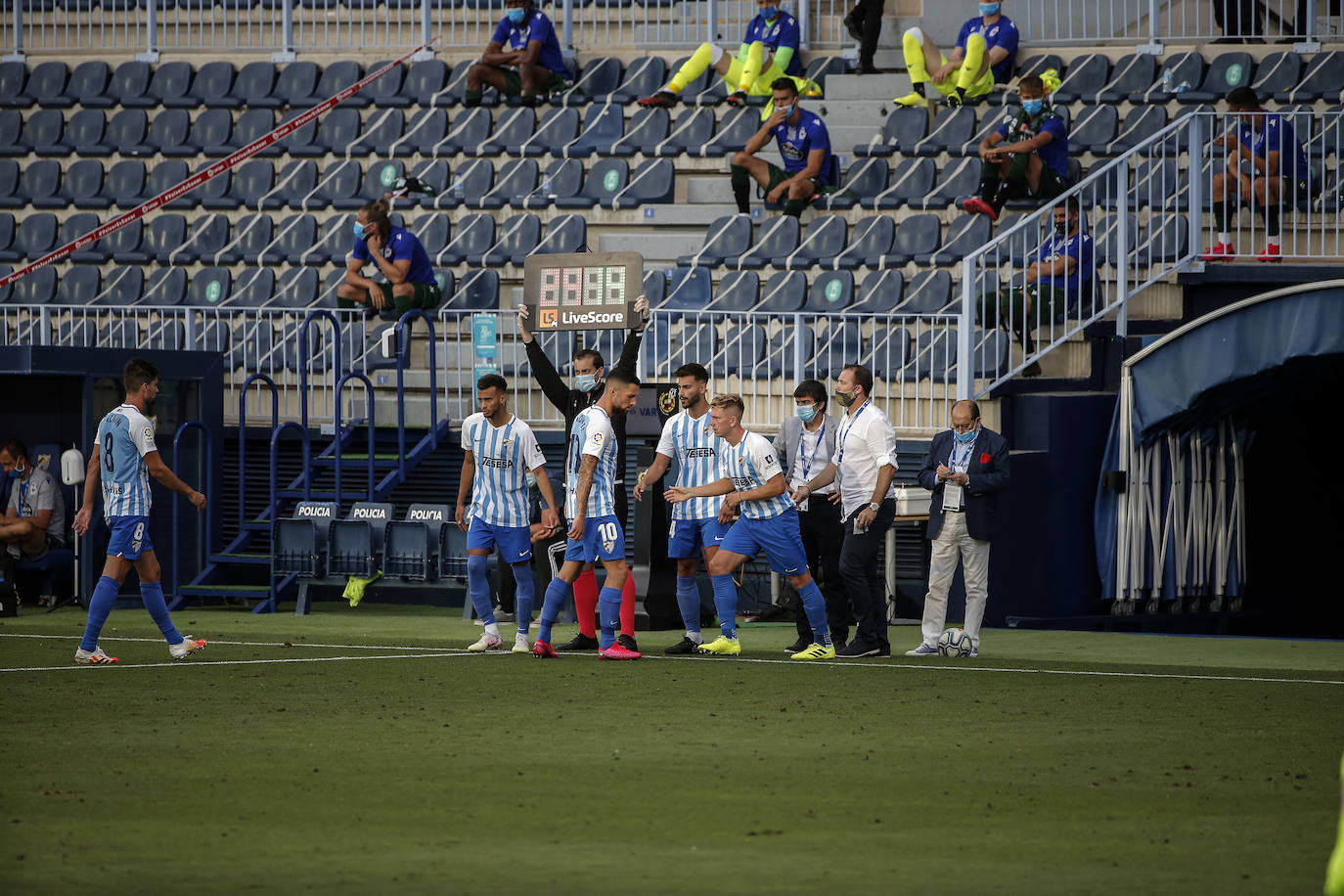 El Málaga logró una valiosa victoria en La Rosaleda