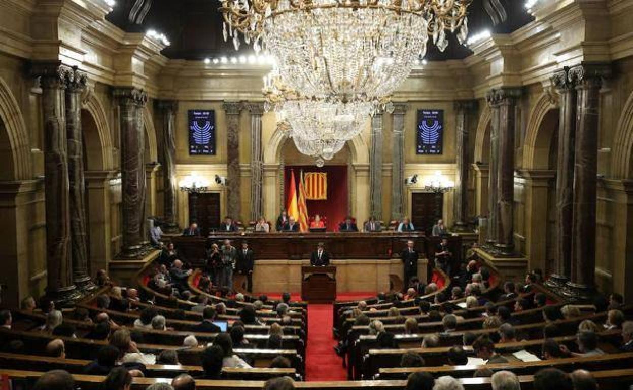 Una imagen del Parlament catalán. 