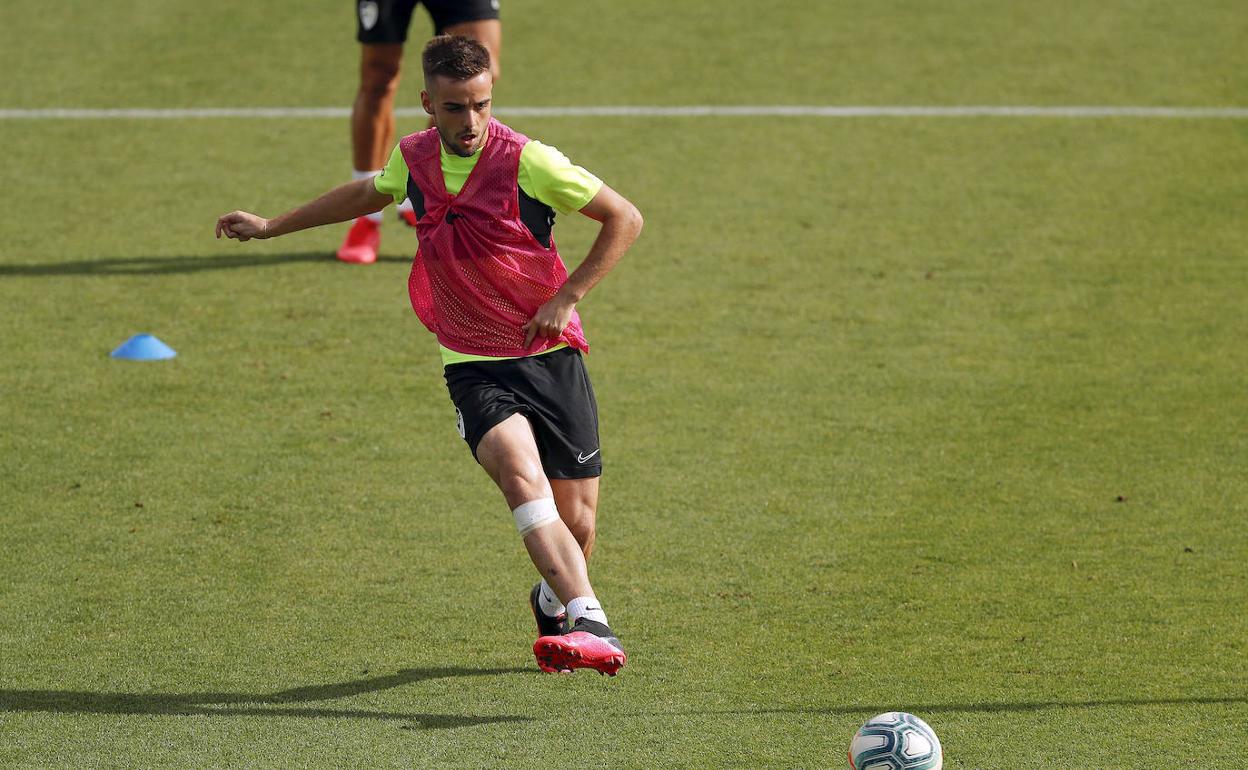 Ismael Casas, durante un entrenamiento reciente.