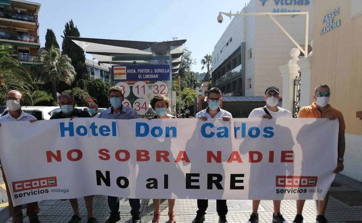 Concentración contra los despidos