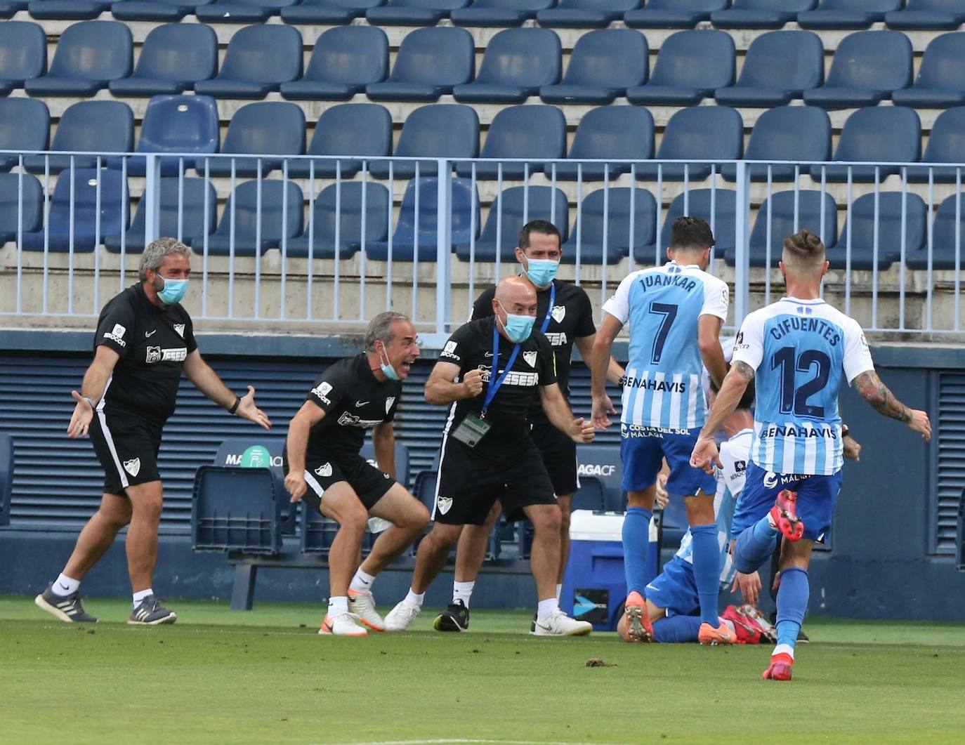 El equipo de Pellicer recibió al Alcorcón en la penúltima jornada. 
