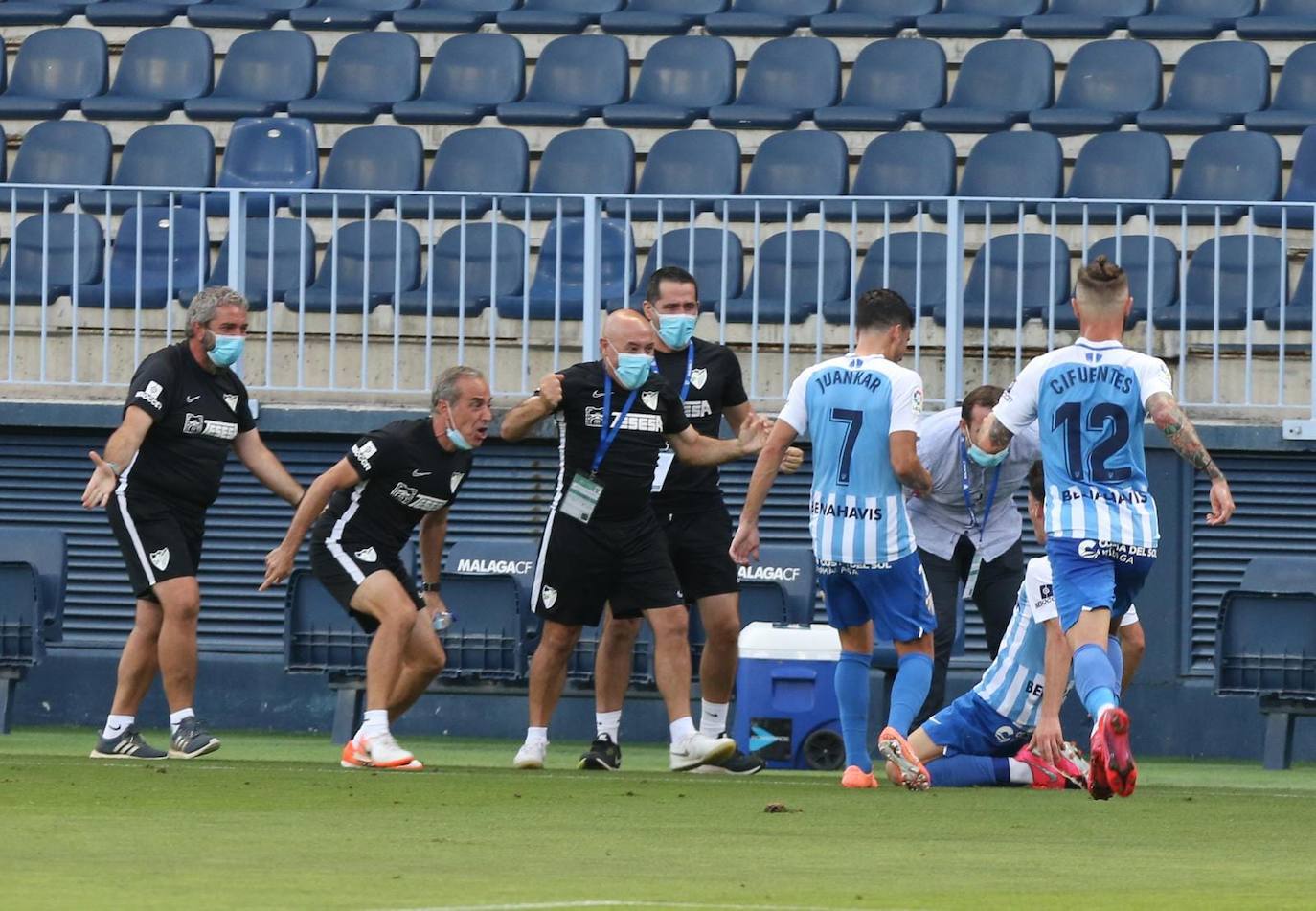 El equipo de Pellicer recibió al Alcorcón en la penúltima jornada. 