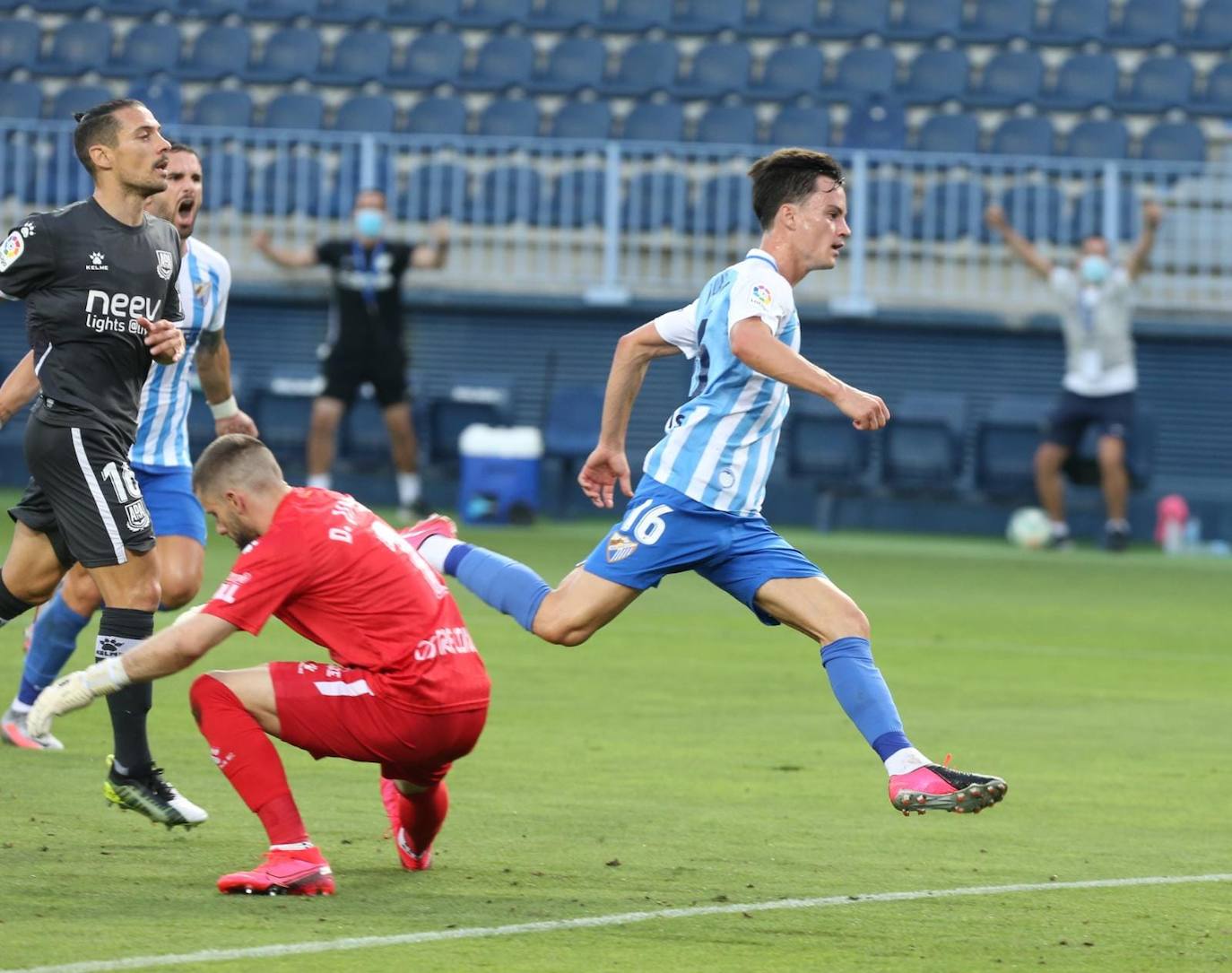 El equipo de Pellicer recibió al Alcorcón en la penúltima jornada. 