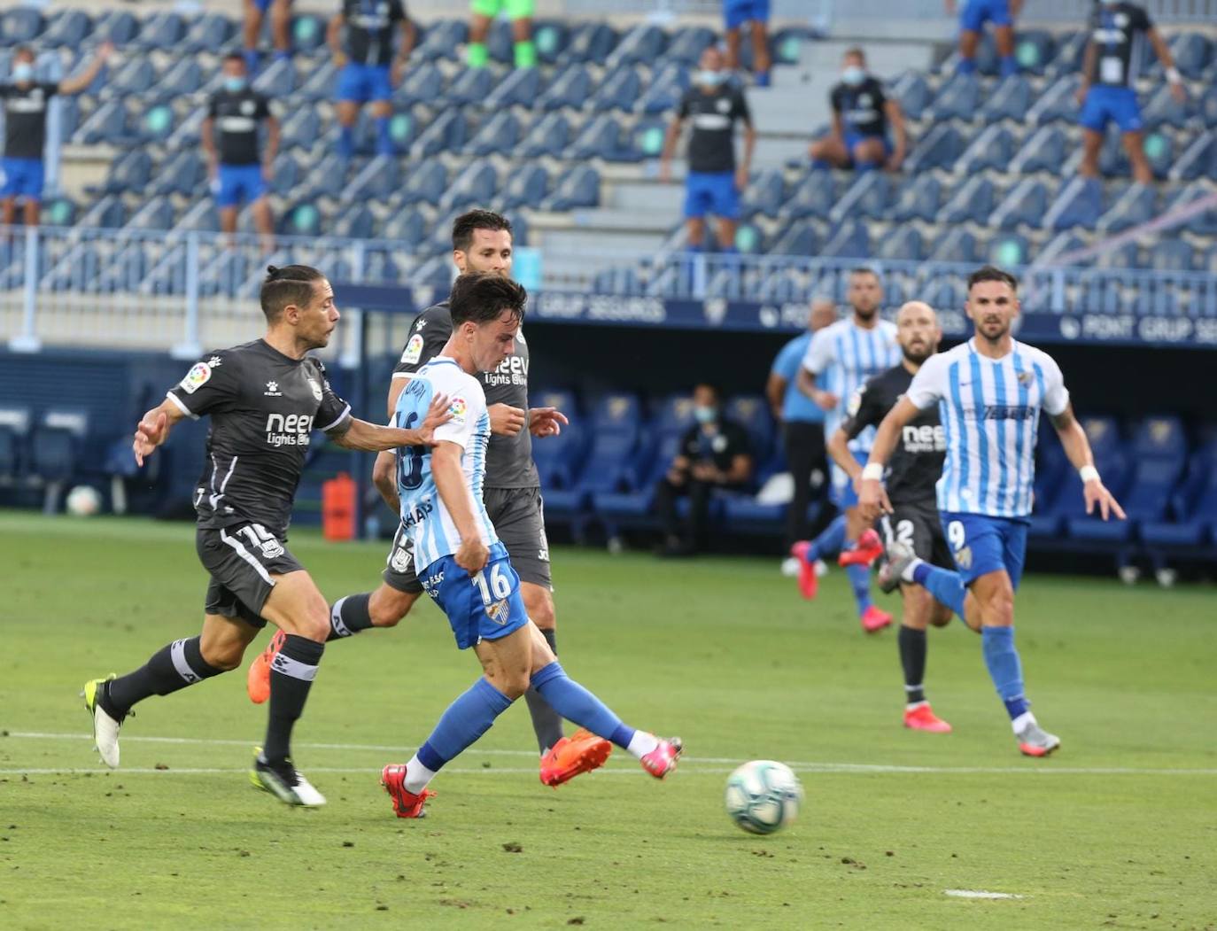 El equipo de Pellicer recibió al Alcorcón en la penúltima jornada. 