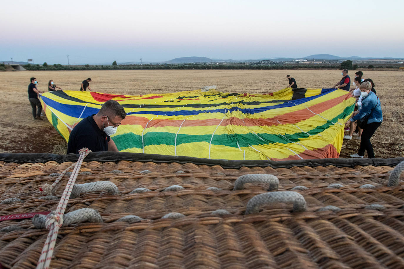 La comarca se convierte en el primer destino malagueño de la empresa Globotur para realizar vuelos en globo aerostático