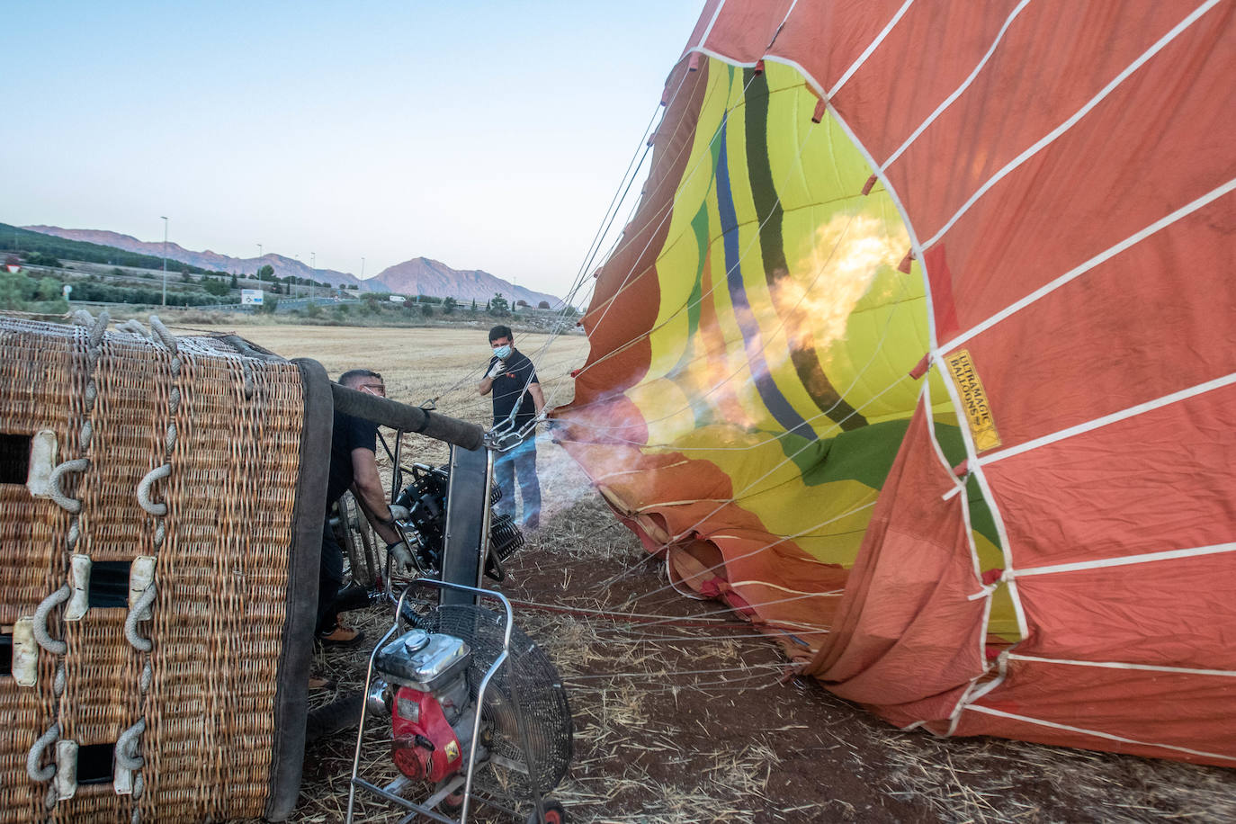 La comarca se convierte en el primer destino malagueño de la empresa Globotur para realizar vuelos en globo aerostático