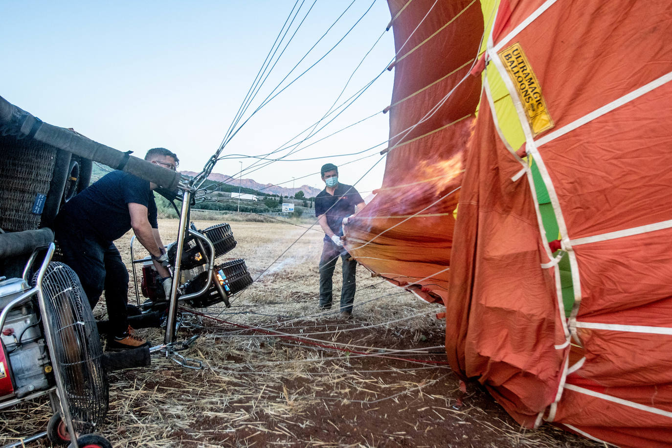 La comarca se convierte en el primer destino malagueño de la empresa Globotur para realizar vuelos en globo aerostático