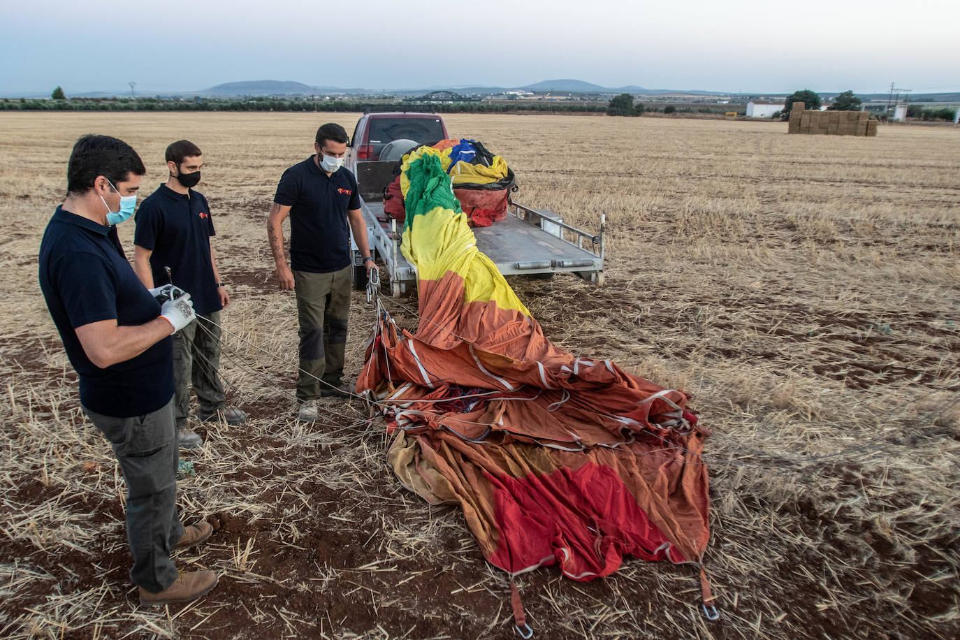 La comarca se convierte en el primer destino malagueño de la empresa Globotur para realizar vuelos en globo aerostático