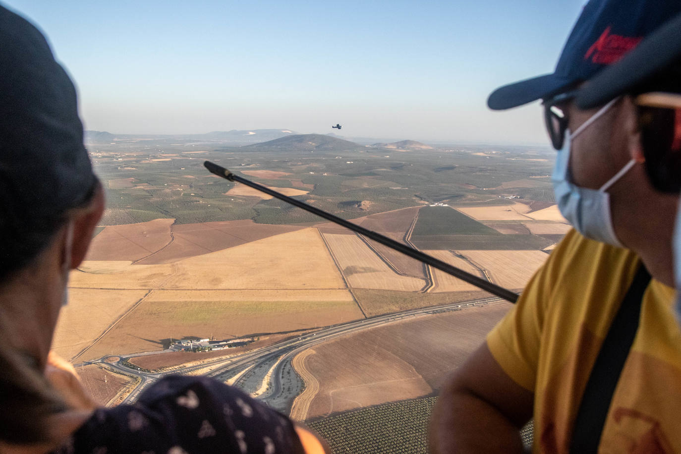 La comarca se convierte en el primer destino malagueño de la empresa Globotur para realizar vuelos en globo aerostático