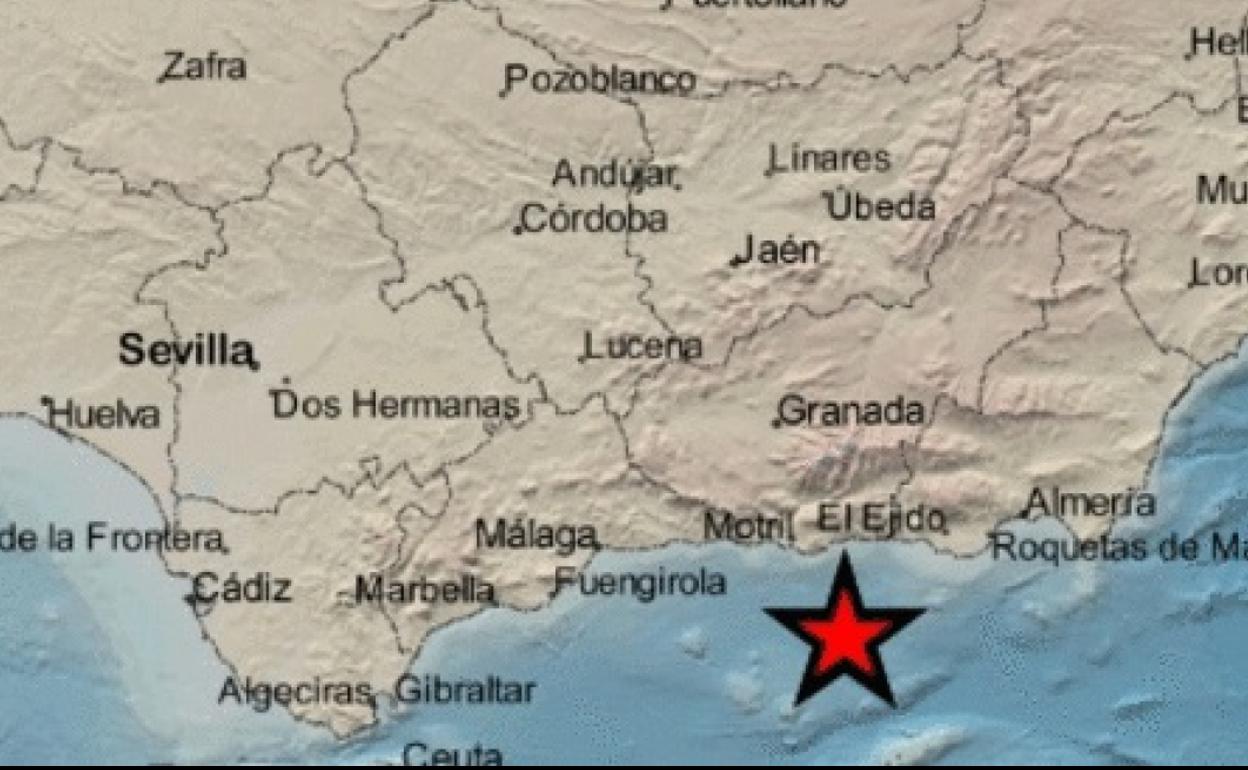 Registrado un terremoto de 3 grados cerca de la costa de Málaga