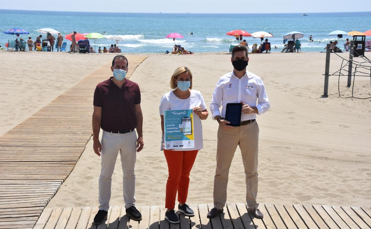 Imagen de la presentación de la aplicación en Fuengirola.