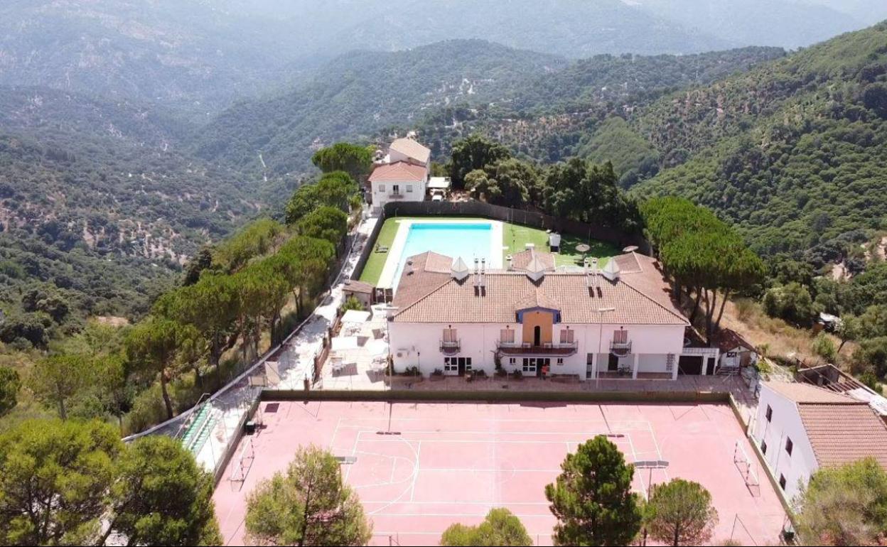 Emplazamiento del hotel. 