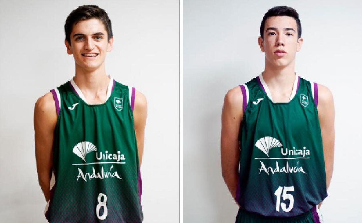 Rubén Vicente y Álvaro Folgueiras pertenecen a la disciplina del cadete masculino del club cajista. 