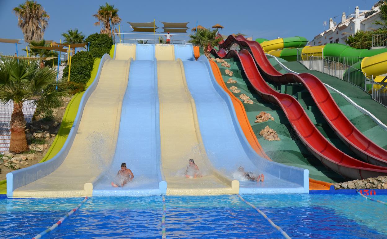 Imagen del parque acuático de Torre del Mar. 