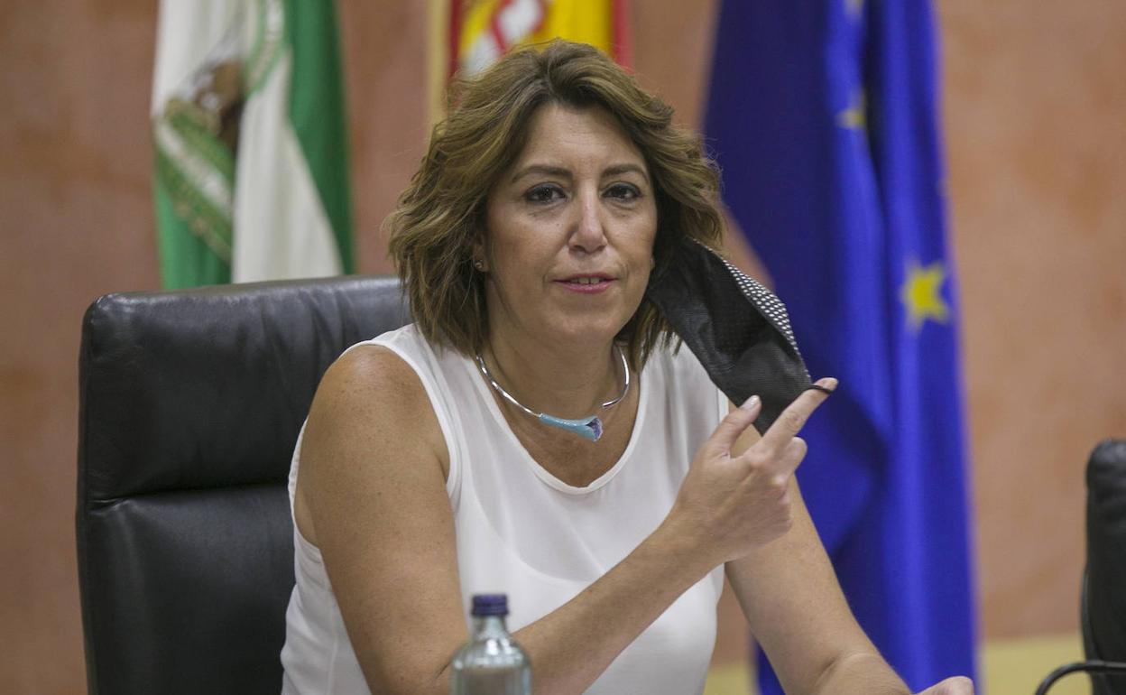 La secretaria general del PSOE-A, Susana Díaz. 