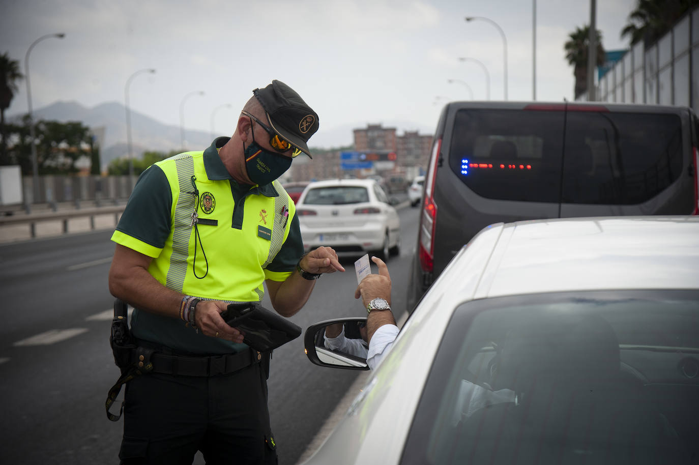 La furgoneta de Tráfico que caza infracciones graves en Málaga
