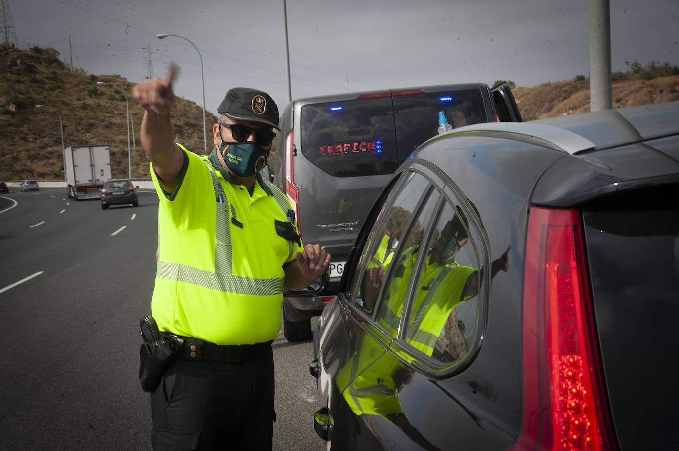 La furgoneta de Tráfico que caza infracciones graves en Málaga