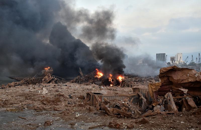 Fotos: La explosión en el puerto de Beirut, en imágenes