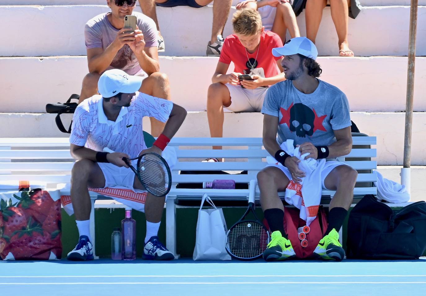 Fotos: Djokovic prepara en Marbella su próxima gira por Estados Unidos