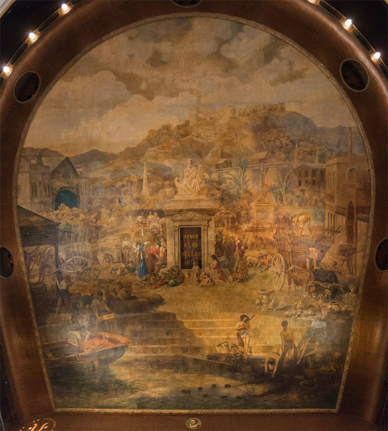 'Alegoría de Málaga'.