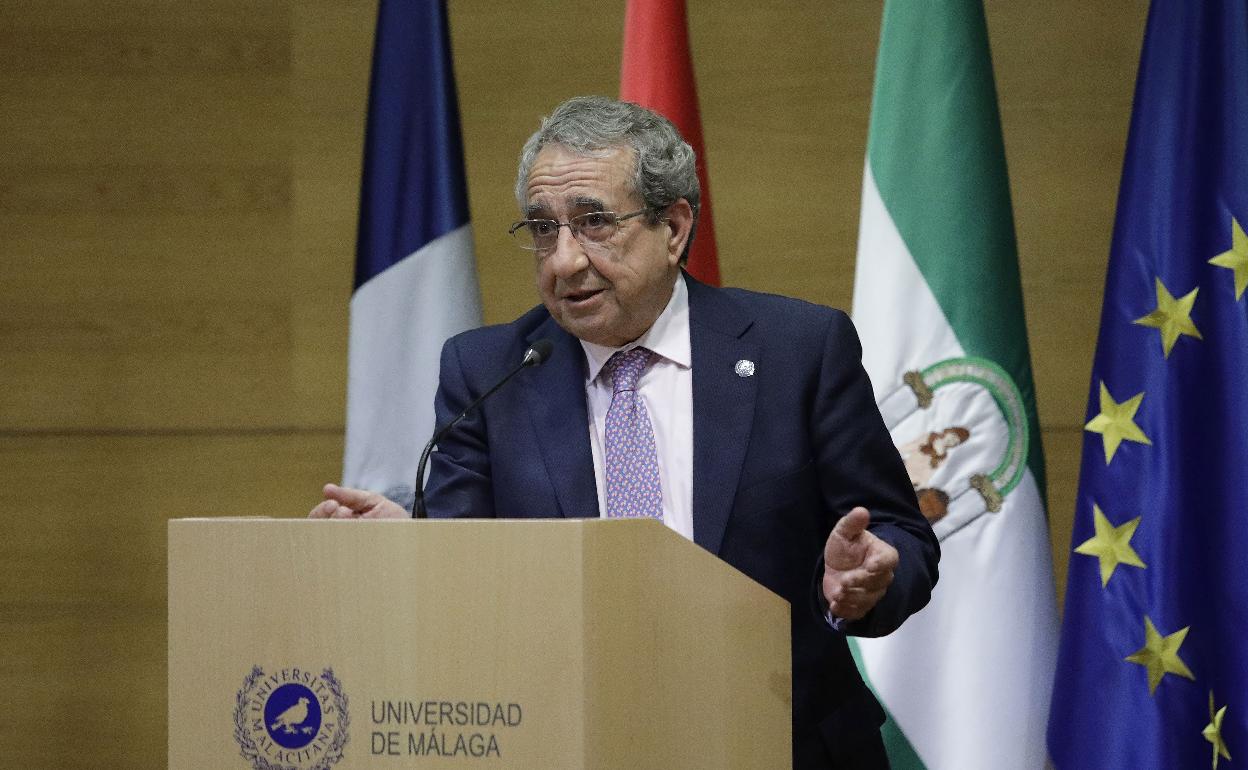 José Ángel Narváez, rector de la Universidad de Málaga. 