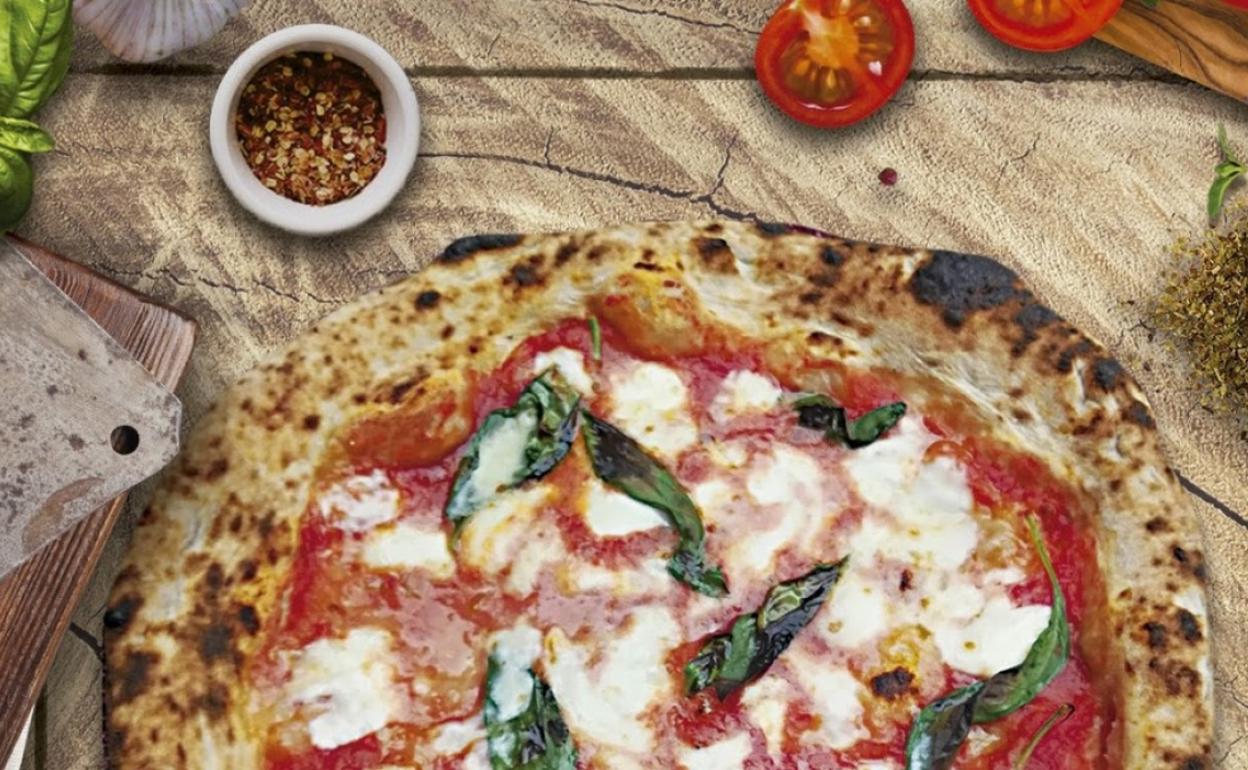 Una de las pizzas de PizzaMore, en calle Álamos. 