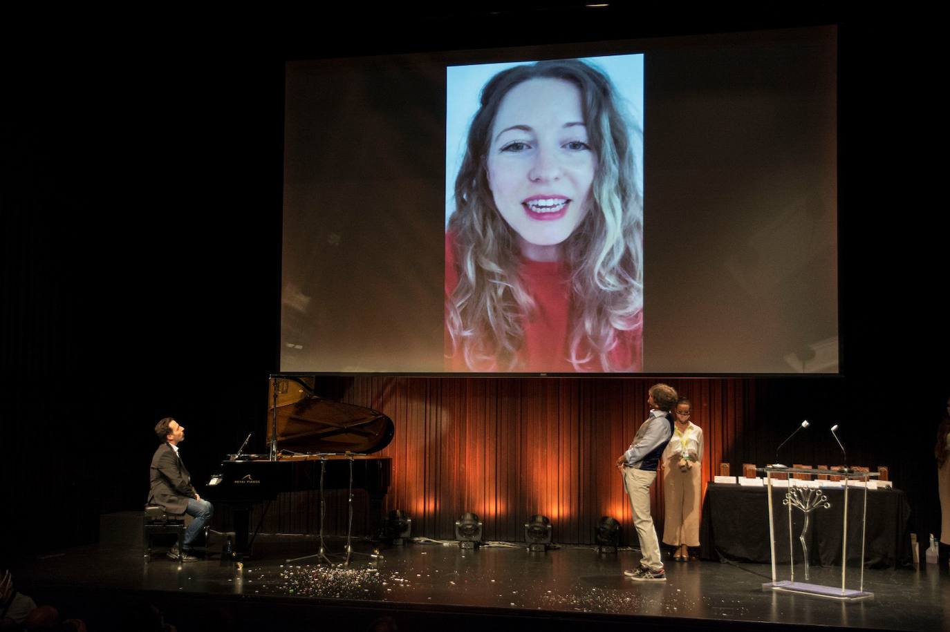 Entrega de premios de la categoría de cortometrajes en el Museo Picasso