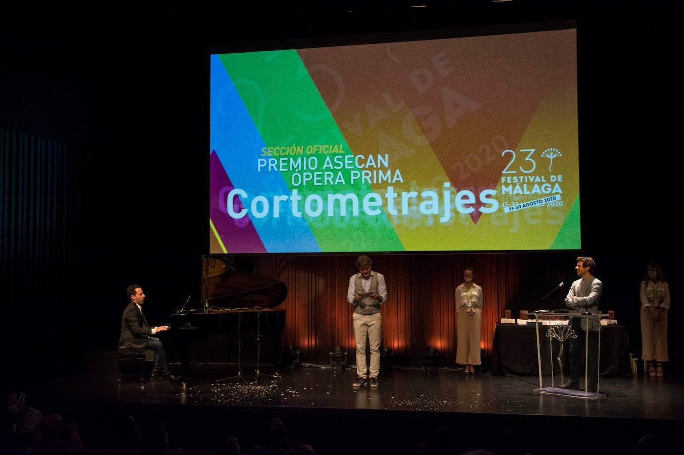 Entrega de premios de la categoría de cortometrajes en el Museo Picasso