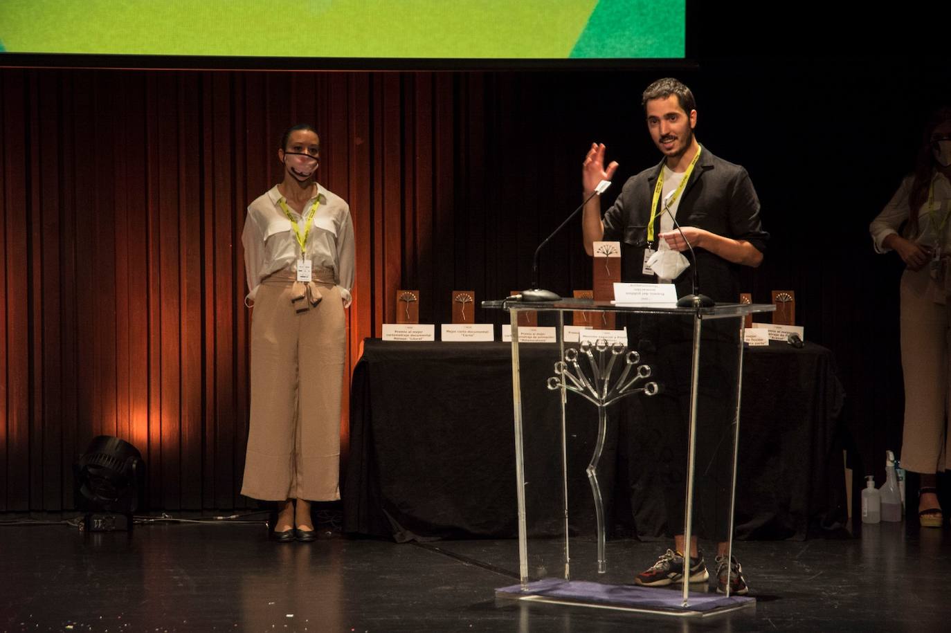 Entrega de premios de la categoría de cortometrajes en el Museo Picasso