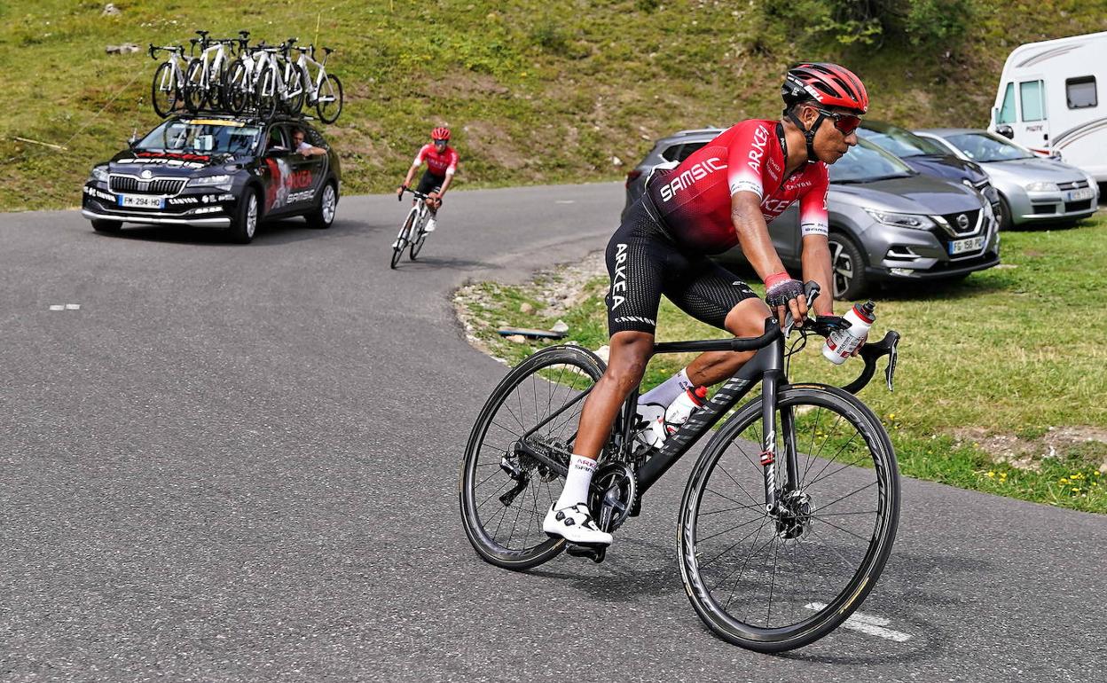 Nairo Quintana, durante el Critérium del Dauphiné.