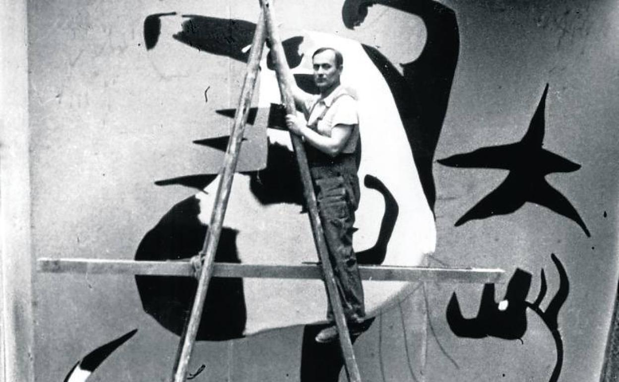 Pintado en la arena