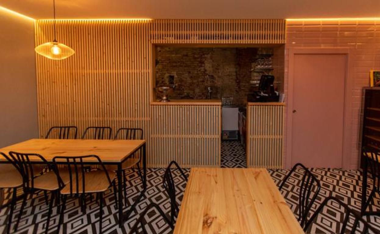 Vista del interior de Zury. 