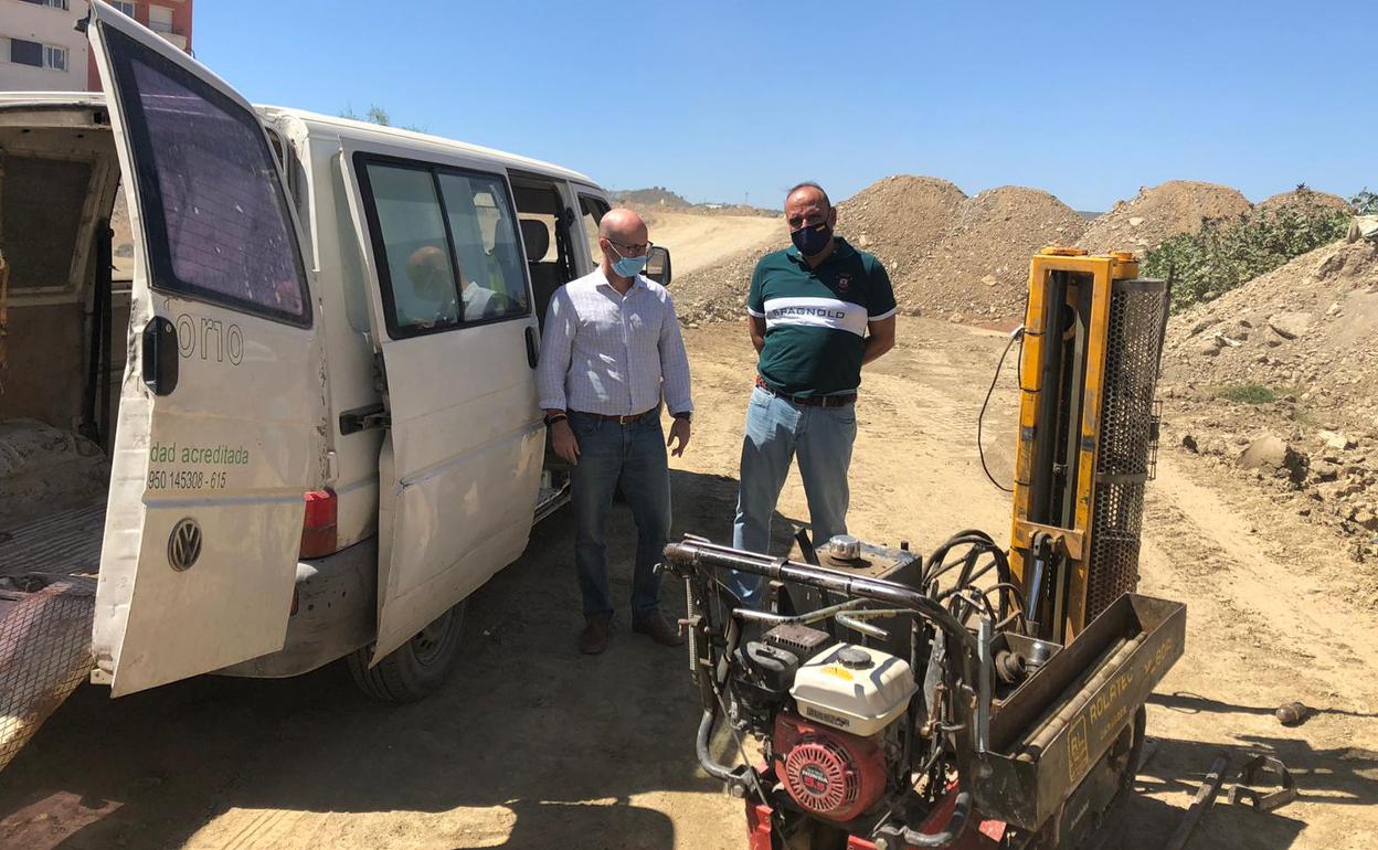 Los primeros sondeos se realizan a 20 metros de profundidad.