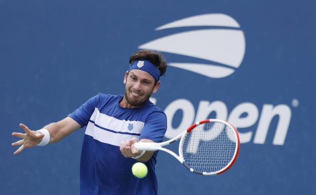 El británico Cameron Norrie, rival de Davidovich mañana. 