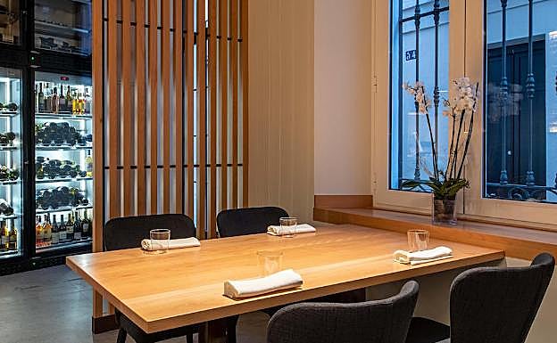 Vista de una de las mesas de Kaleja. 