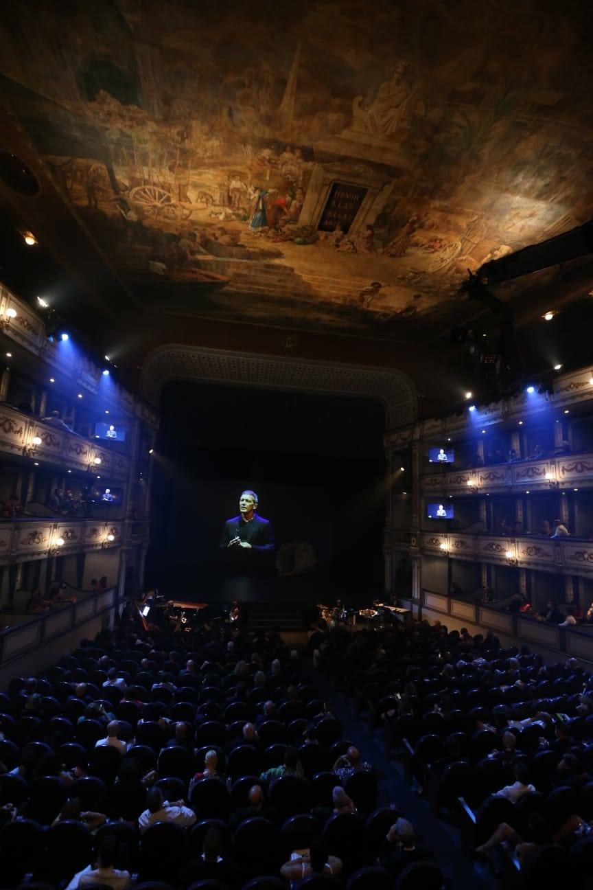 Un momento de la gala, celebrada en el Cervantes 