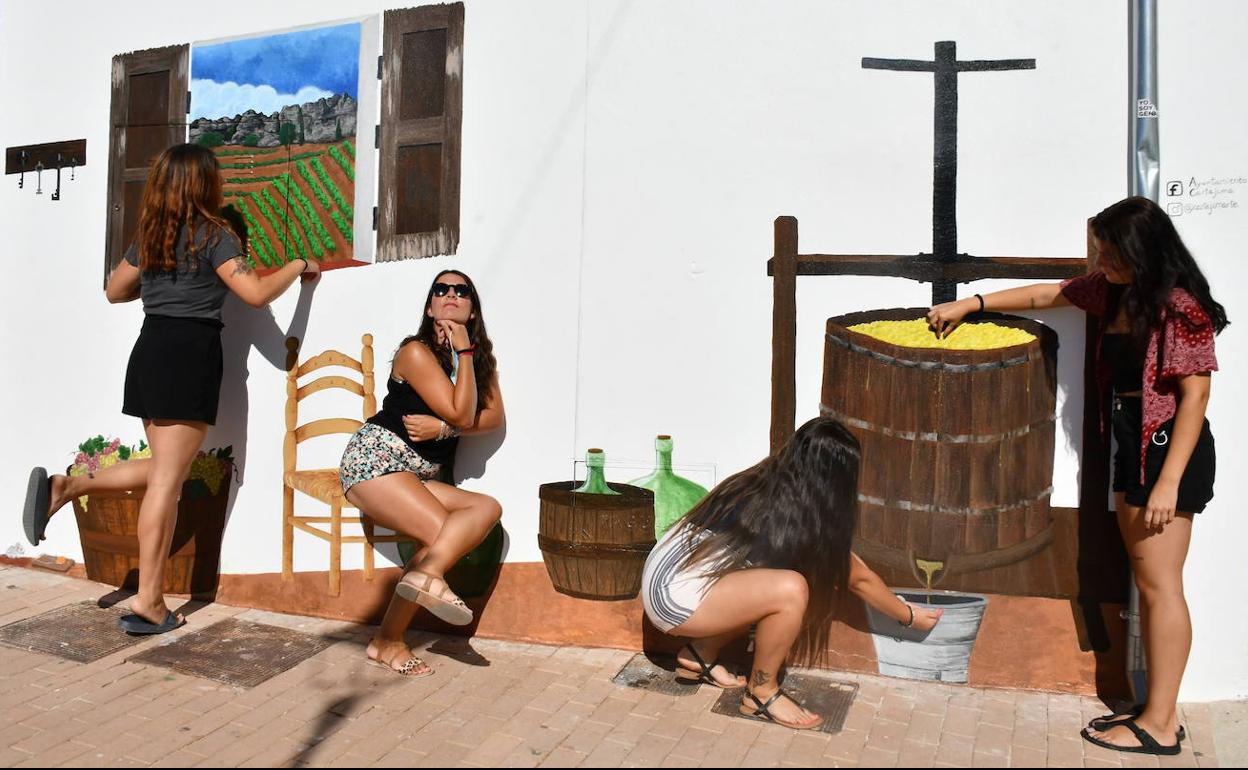 De izquierda a derecha, Alicia González, Irene García, Alba González y Beatriz Benítez.