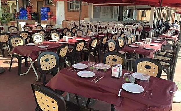 Vista del restaurante Victoria. 