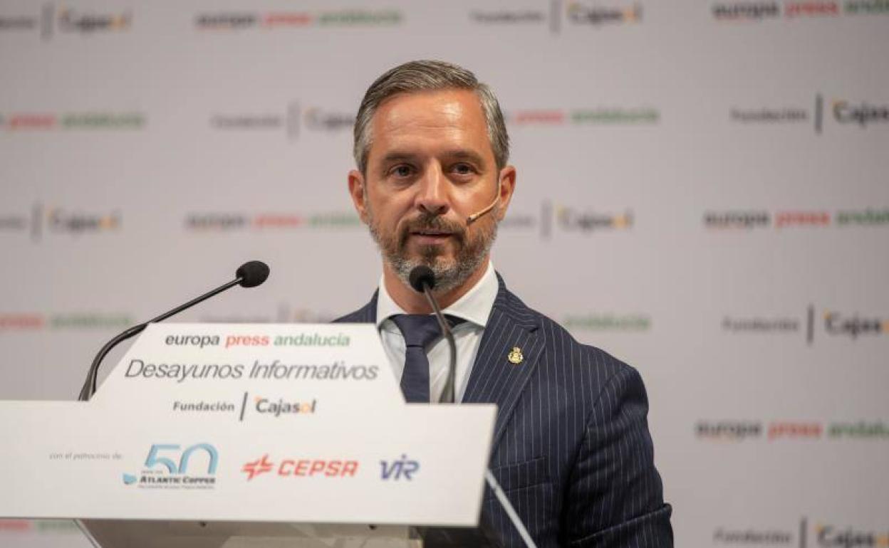 El consejero Juan Bravo. 