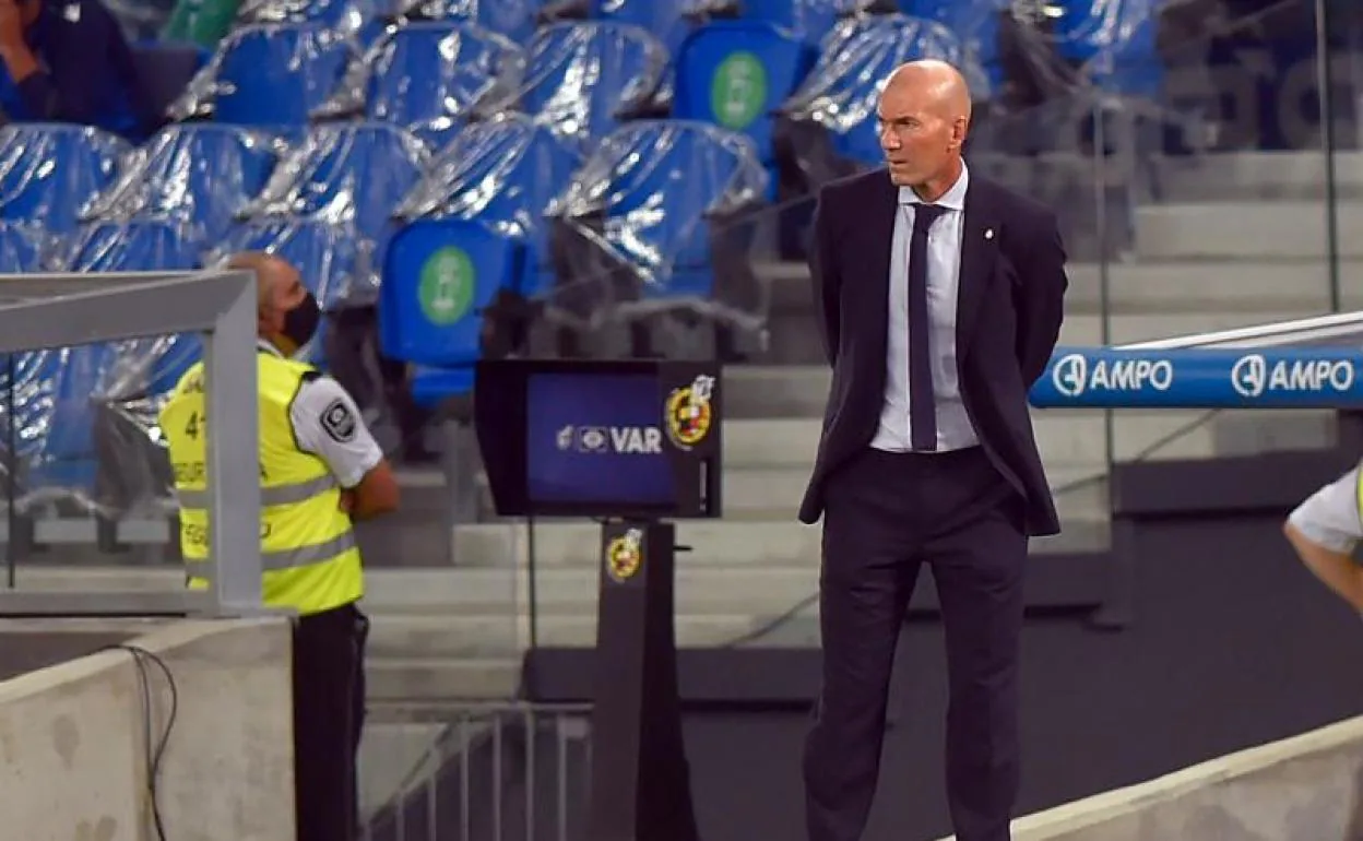 Zinedine Zidane, en el Reale Arena. 