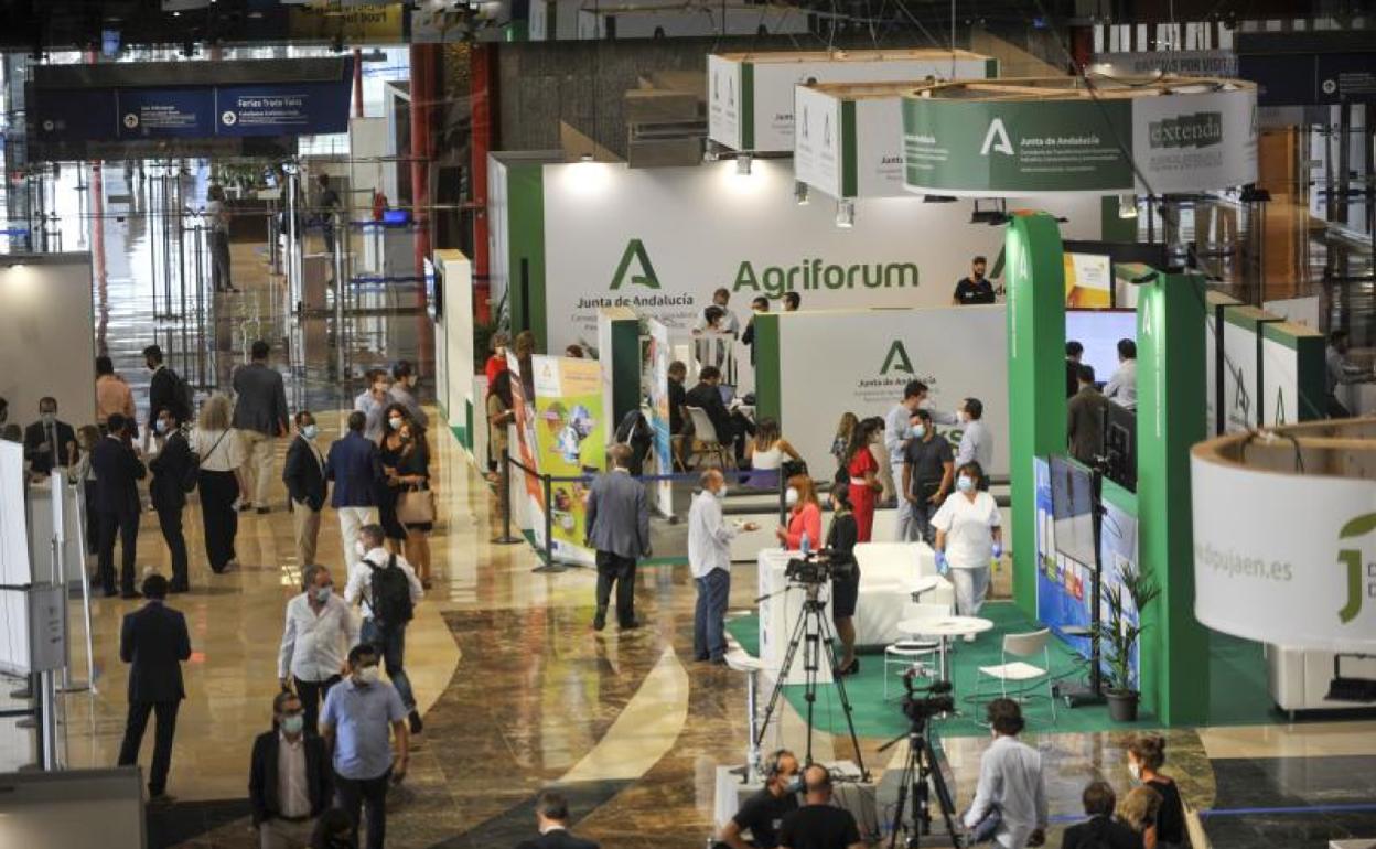 Aspecto del Palacio de Ferias durante Agrifood. 