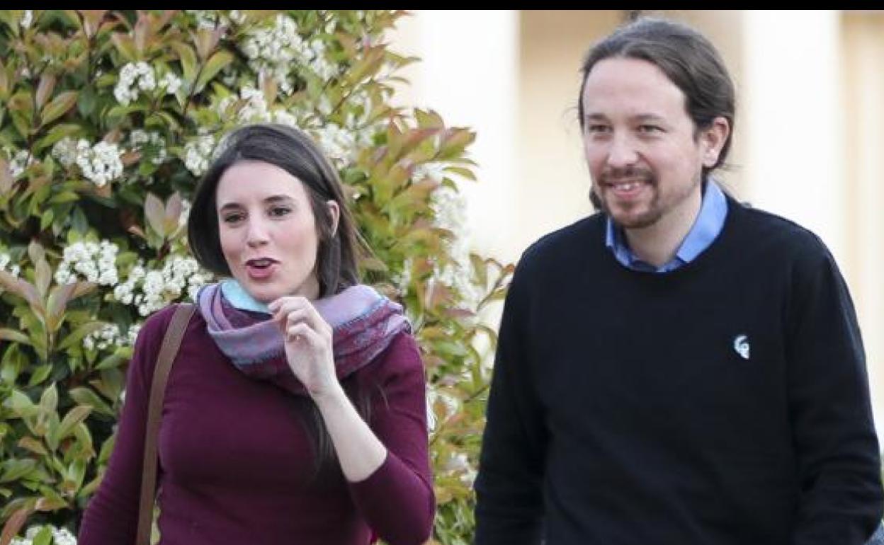 Iglesias y Montero cancelan su agenda tras el ingreso de sus hijos mellizos en el Gregorio Marañón