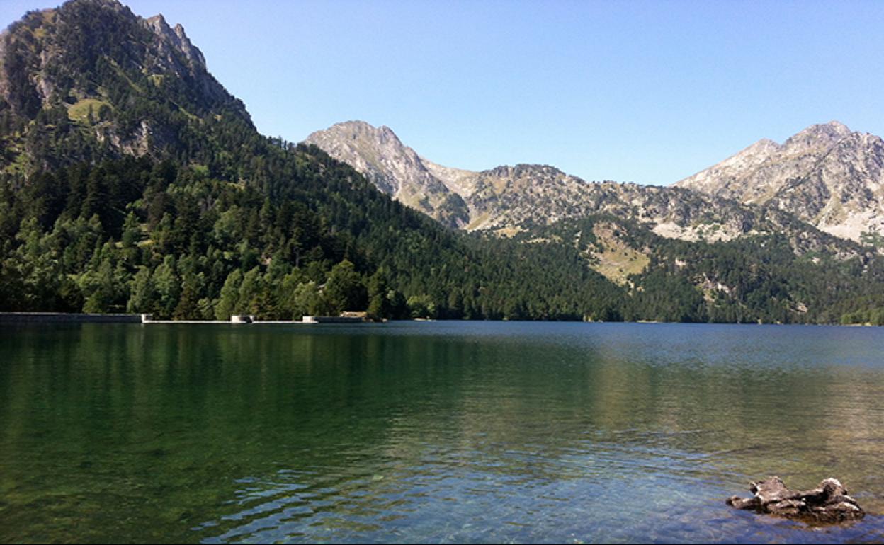 Parc Nacional d'Aigüestortes y el Estany de Sant Maurici.