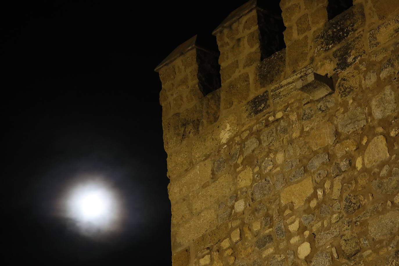 Ante la muralla en el Barrio del Carmen de Antequera 