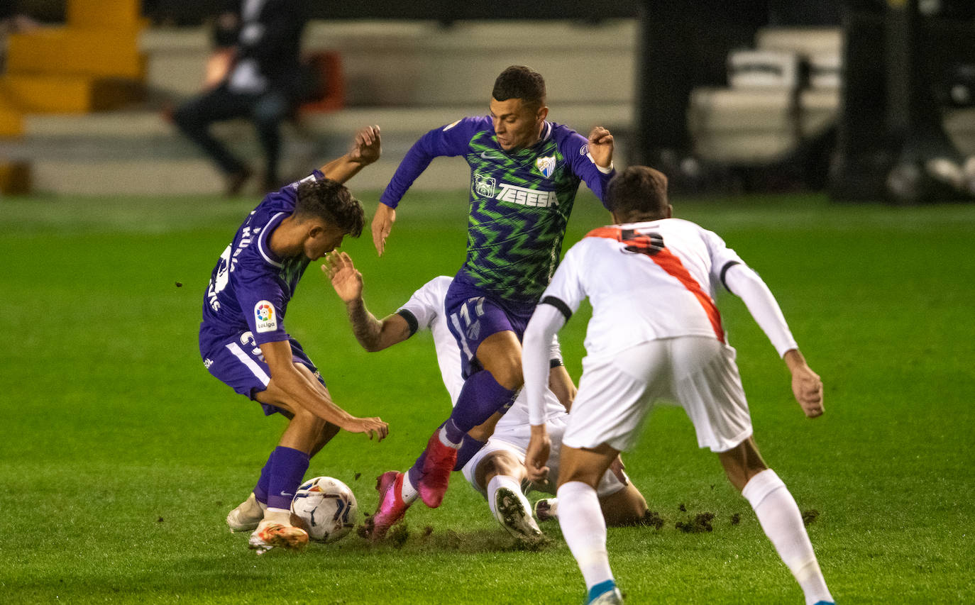 El Málaga fue a remolque todo el partido 